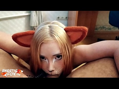 ❤️ Kitsune ingoia il cazzo e sborra in bocca ️ Pornoal it.hentaidude.ru ❌️